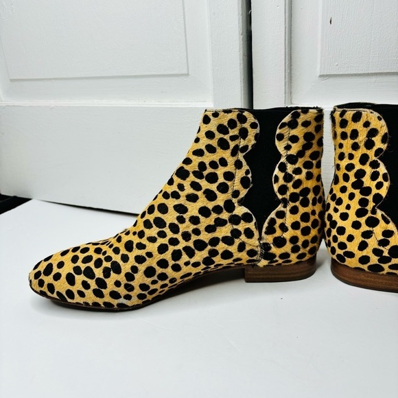 LOEFFLER RANDALL Indie Chelsea Haircalf Slip On Booties Size 7 - Picture 8 of 10